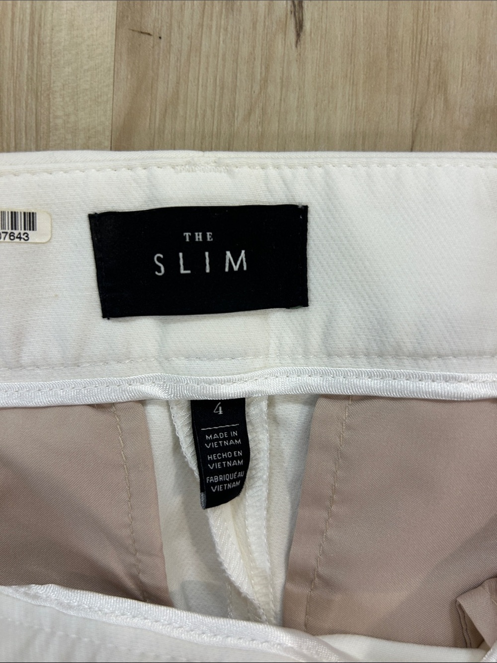 White House Black Market White Women's Tailored Straight-Leg Pants image 3